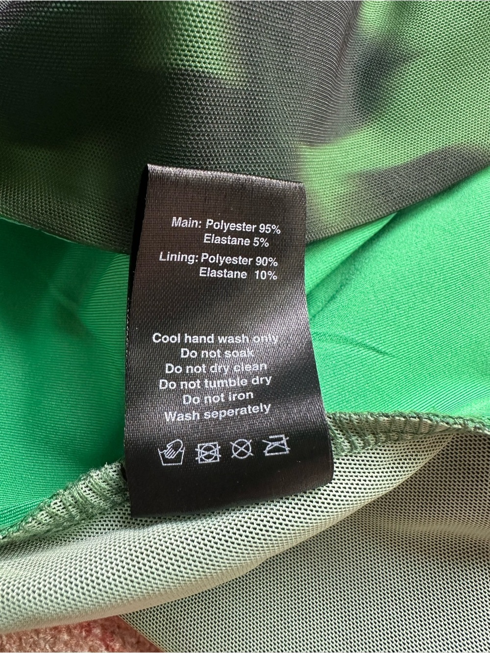 JGR & STN Thorne long sleeve top jagger and stone green Y2K mesh floral club S - Picture 7 of 8